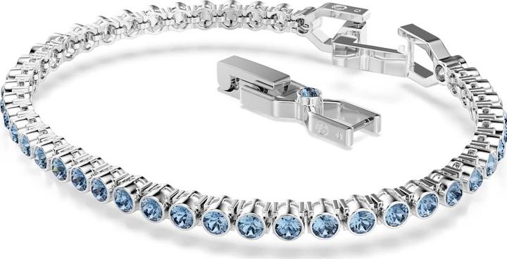 Produktbild Swarovski Imber Emily Tennis Armband Rundschliff Blau Rhodiniert (18.50 cm, Swarovski Metall)