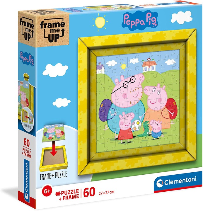 Produktbild Clementoni Puzzle 60el Frame me up Peppa Pig 38809 (60 Teile)