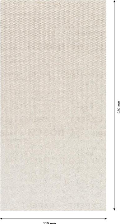 Actual product image Bosch Professional Zubehör EXPERT M480 Sanding net for orbital sanders, 115 x 230 mm, G 100, 50 pcs. (100)