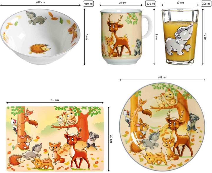 Actual product image Ritzenhoff & Breker Waldtiere