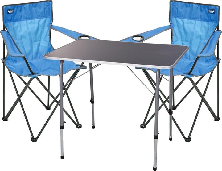 Mojawo 3er Campingmöbel Set Outdoor Camping Stuhl Klapptisch klappbar