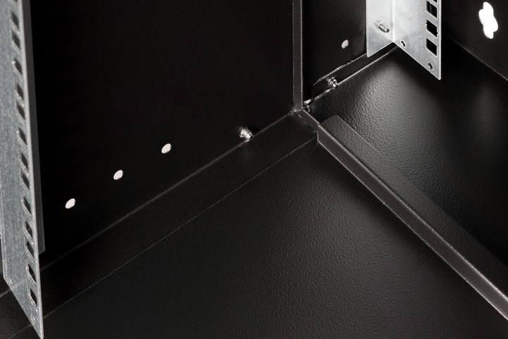 Actual product image Digitus 19" 12U wall-mounted housing, SOHO PRO 592 x 540 x 400 mm, black (10.86 RU, 19 inch rack)