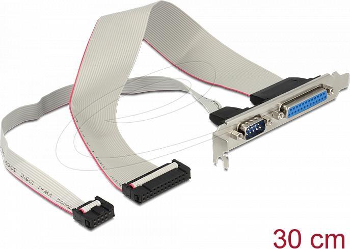 Produktbild Delock Seriel 1 Ports Seriell+Parallel Bracket (0.30 m)