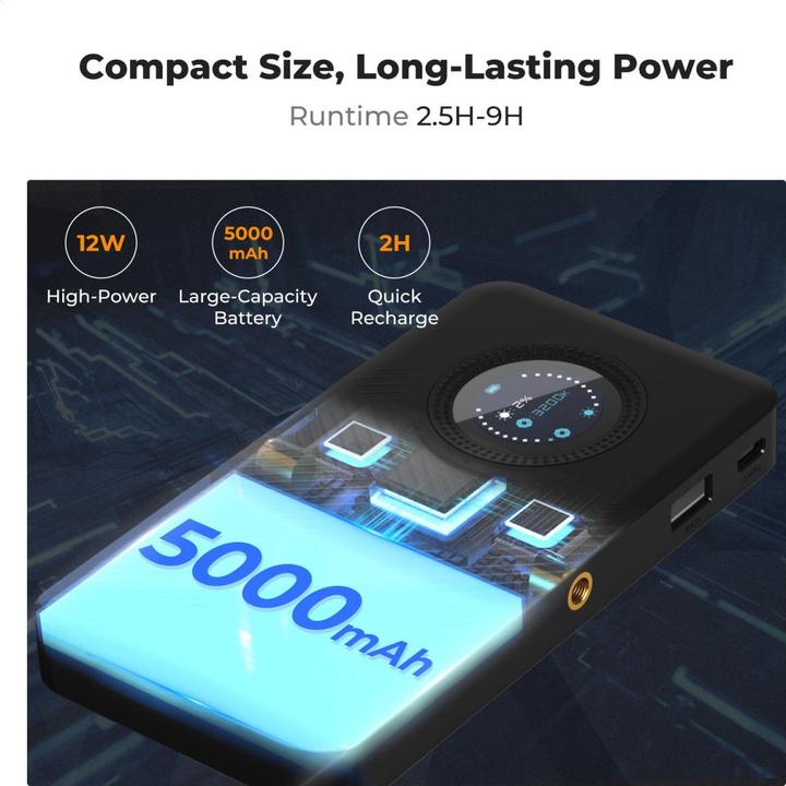 Produktbild K&F Concept RGB LED Video Light (Black) (Videoleuchte)