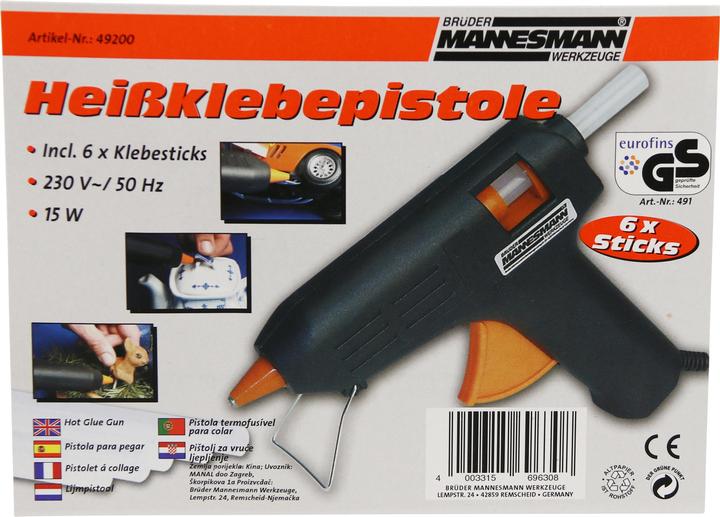 Image du produit Mannesmann Brüder Pistolet à colle incl.