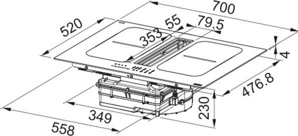 Image du produit Franke Système d'aspiration encastré Smart2Gether
