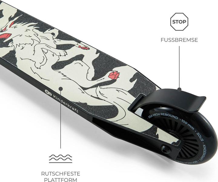 Actual product image KinderKraft scooter SOLIS Black