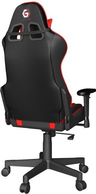 Image du produit Gembird Chaise de jeu SCORPION juodas mesh red skin accents