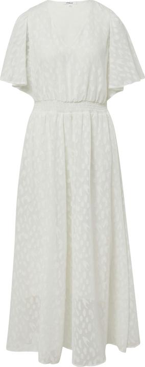 Produktbild S.Oliver Kleid Festliches Maxikleid aus Struktur-Chiffon mit gesmokter Taille (36)