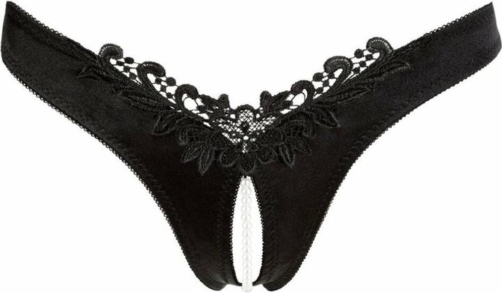 Produktbild Cottelli Collection String ouvert mit Perlen (L)