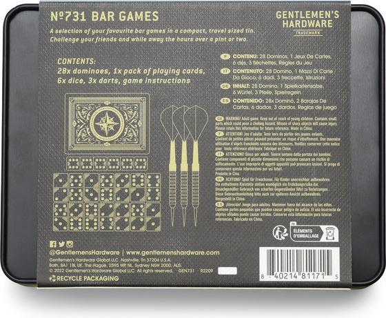Immagine prodotto Gentlemen's Hardware Giochi da bar in latta (Inglese)