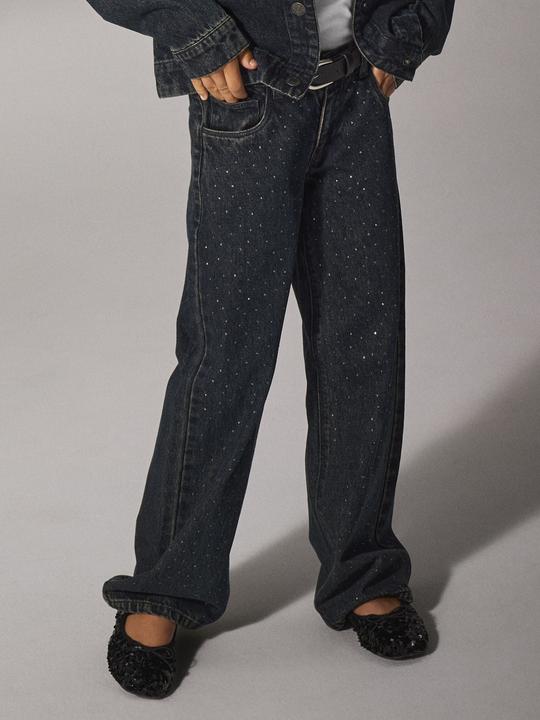 Image du produit Name it Wide Leg Strass Jeans (164)