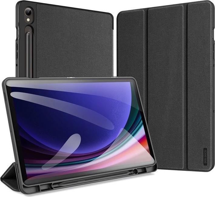 Produktbild Samsung Galaxy Tab S10FE Plus - Ducis Domo Series, aufstellbares Flip-Etui, Schwarz (Samsung Galaxy Tab S10 FE+)