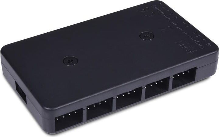 Actual product image Alphacool Core 10x 4-Pin PWM Splitter - black (10 Fan)