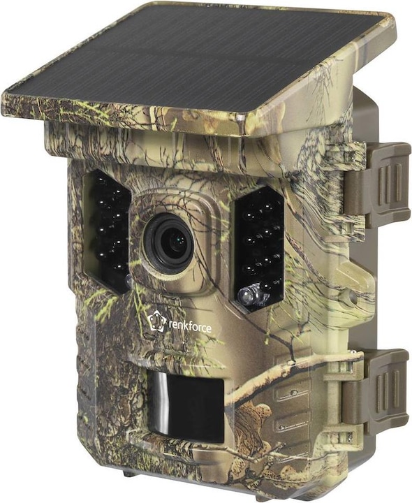 Actual product image Renkforce RF-HC-800 Wildkamera 32 Megapixel WLAN, inkl. Solarladegerät mit Li-Io