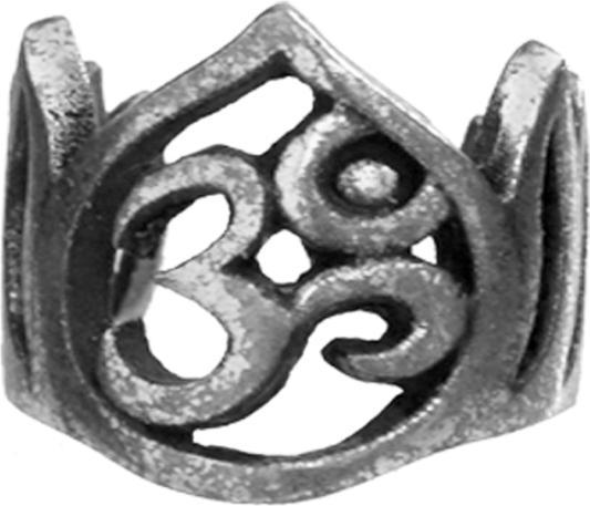 Produktbild Star Piercing Ear Cuff silber Krone Om (Messing)