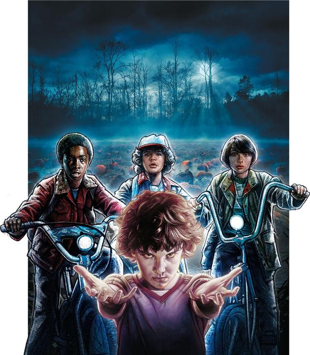 Productafbeelding Clementoni 16636 - Stranger Things - Samen Avonturen - Kaartspel, 1-4 spelers, (DE/IT/EN/FR) (Italiaans, 1 - 4 Spelers)