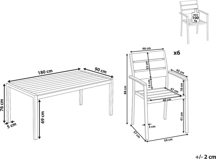 Produktbild Beliani Vernio