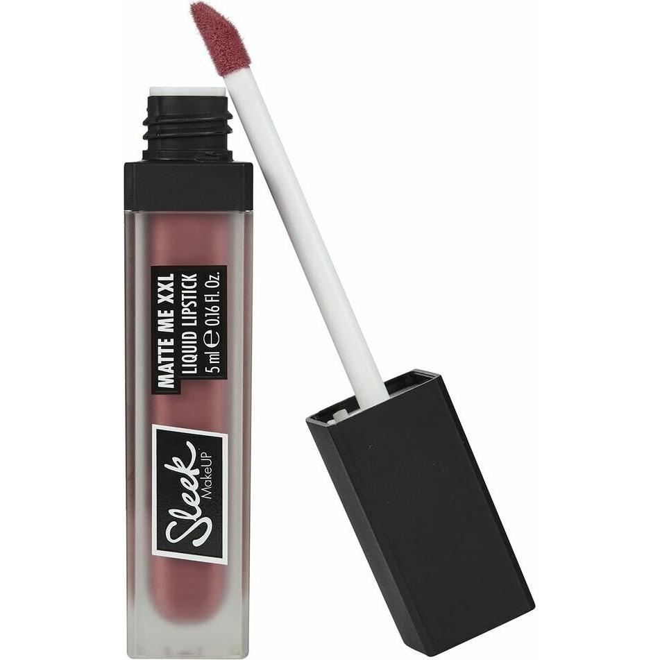 Sleek MakeUP, Lippenstift + Lipgloss, Matte Me XXL Liquid Lipstick High Impact Colour Shabby Chic 5ml (Shabby Chic)