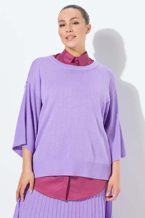 Actual product image Ulla Popken Solid Shirttail Extension (50, 52)
