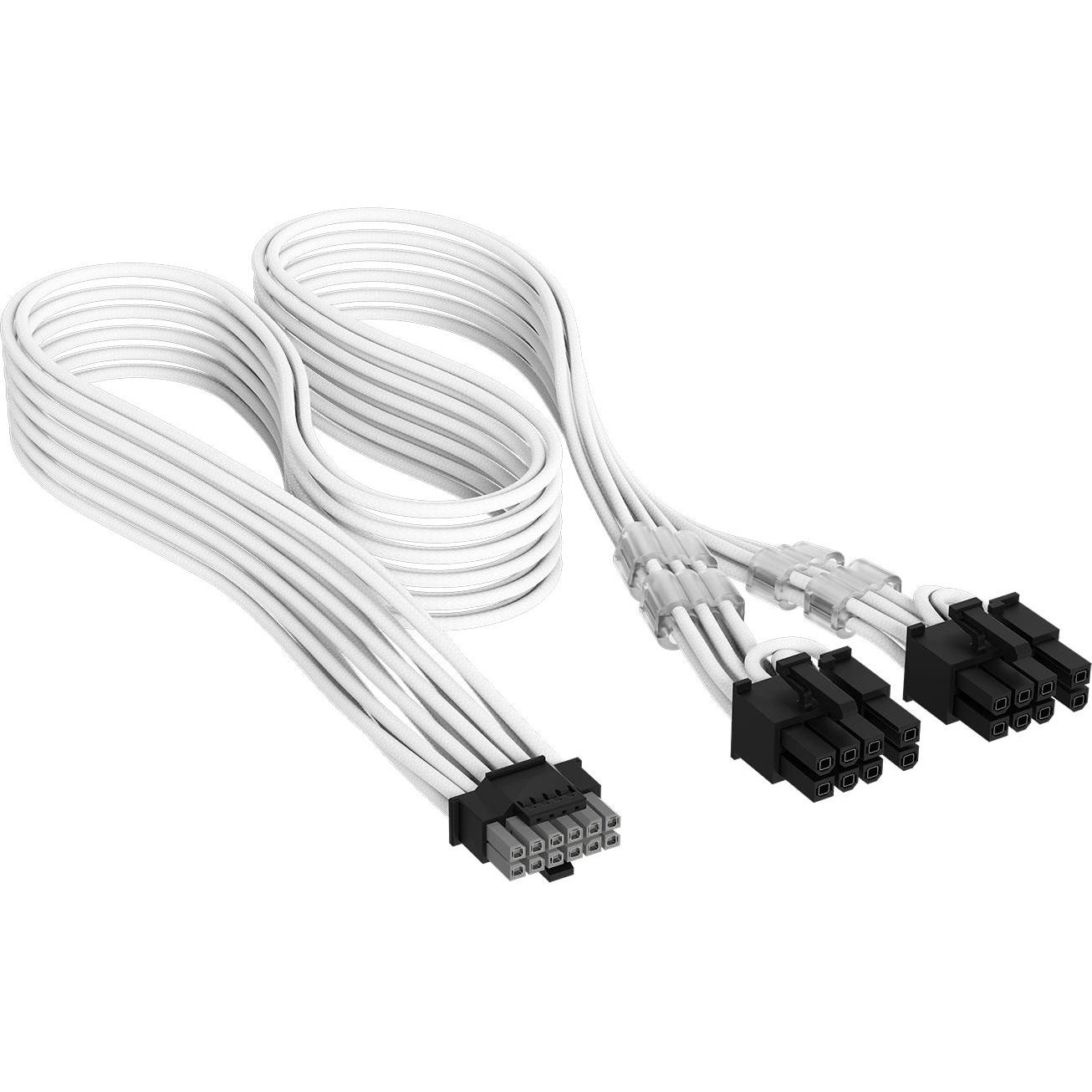 Corsair Stromkabel PCIe 12V-2x6 auf 2x 8-Pin 65 cm (65 cm, 12V-2x6), Cavo interno (PC)