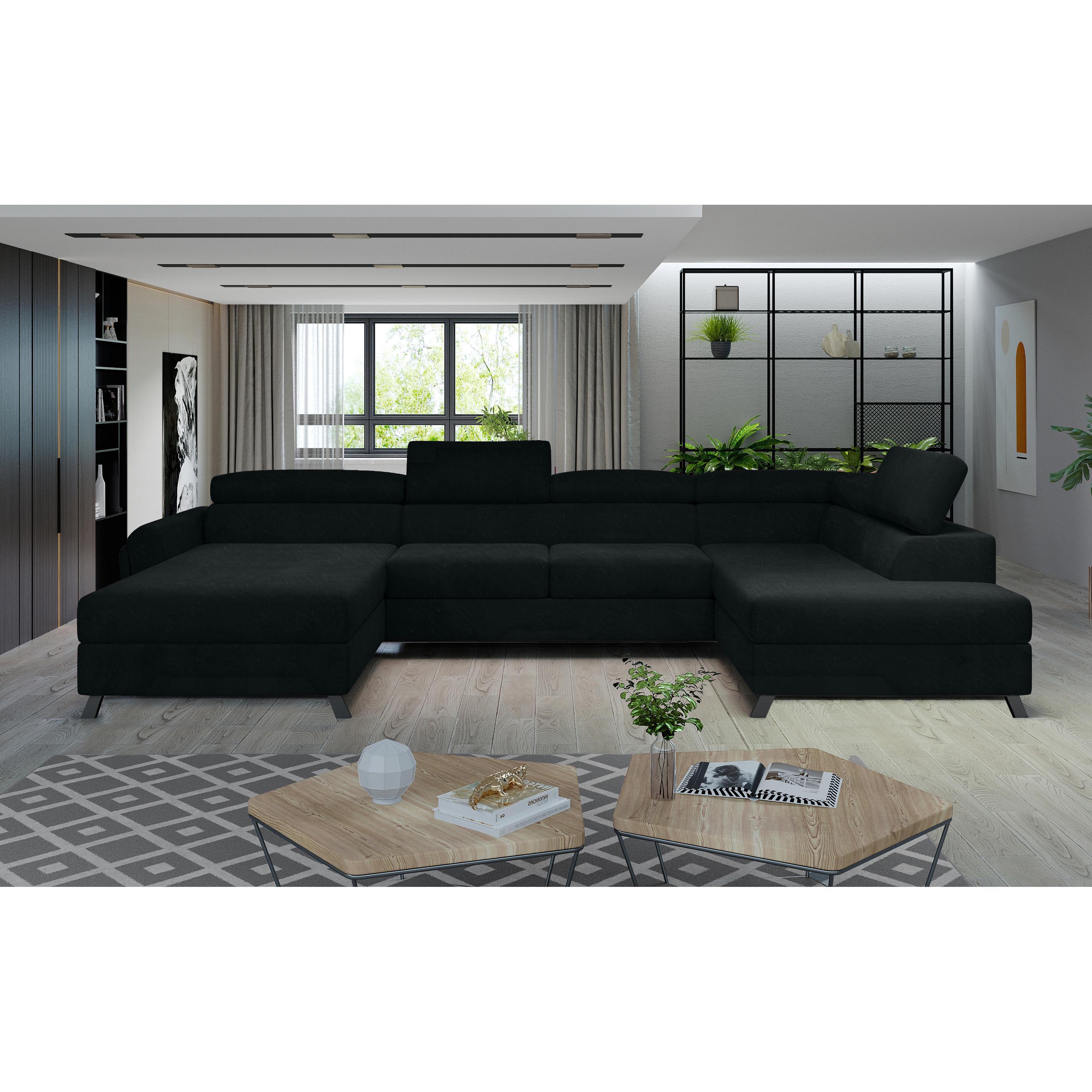 ELTAP, Sofa, Josette (Wohnlandschaft, 5-Sitzer, Bettsofa)