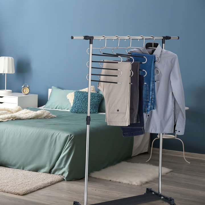 Image du produit Relaxdays 4x cintres pour pantalons multiples (1 x)