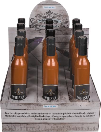 Image du produit Out of the blue Parapluie de poche Bouteille de whisky