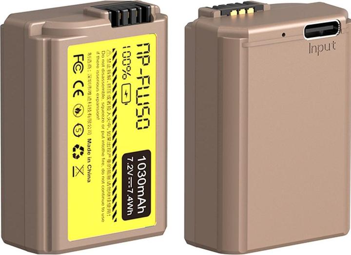 Produktbild Ulanzi Sony NP FW50 Type Lithium Ion Battery with USB C Charging Port (1030mAh) (Kamera Akku)
