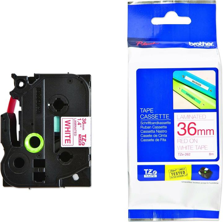 Produktbild Brother P-Touch (3.60 cm, Rot)