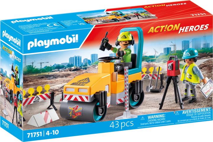 Playmobil Chantier routier (71751, Playmobil Action Heroes)