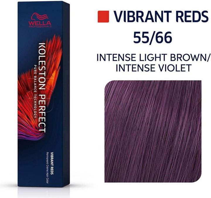 Actual product image Wella Koleston Perfect Me+ Vibrant Reds (Light brown intense violet intense)