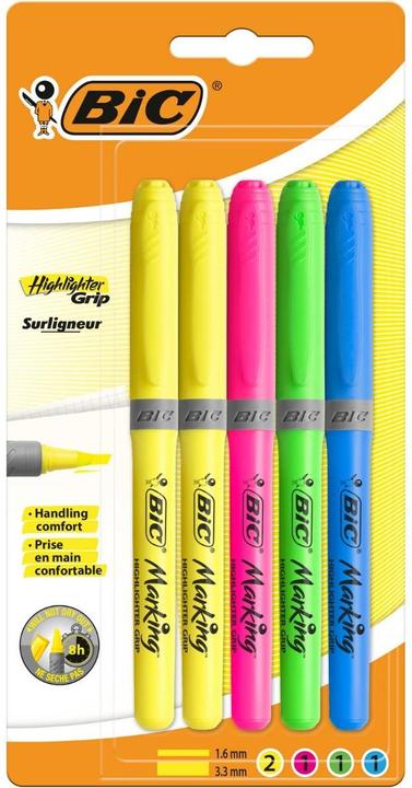 Bic 951344, 5 piece(s), Multicoloured (5x)