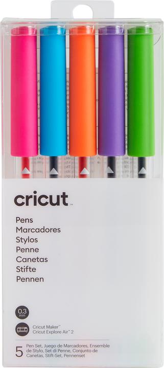 Cricut Explore/Maker Extra Fine Point Pen Set 5-pack Brights(P