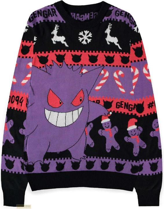 Produktbild Difuzed Pokémon - Gengar Christmas Jumper - S (S)