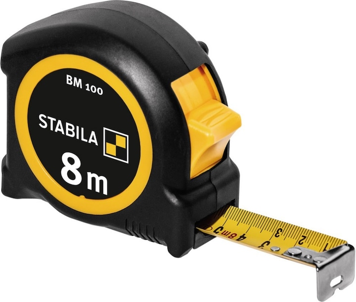 Actual product image Stabila 8m pocket tape measure BM 100 (M)