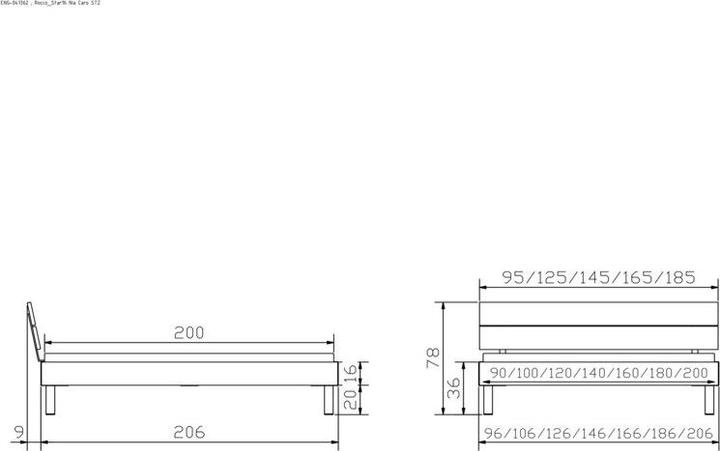 Image du produit Hasena Rocco 20 (200 x 200 cm)