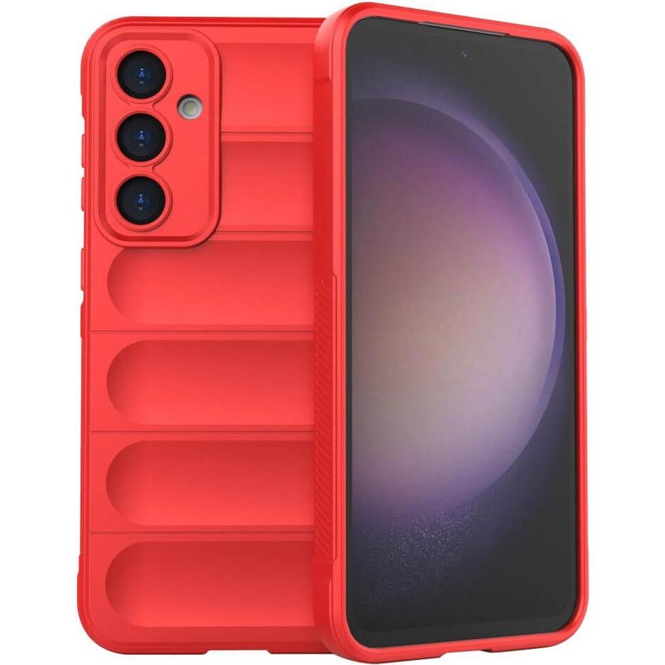 Cover-Discount Galaxy S23 FE - Rugged Protective Cover rot (Samsung Galaxy S23 FE), Smartphone Hülle, Rot