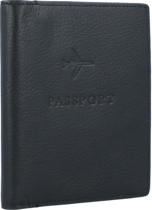 Actual product image Fossil Leather passport holder 11.5 cm