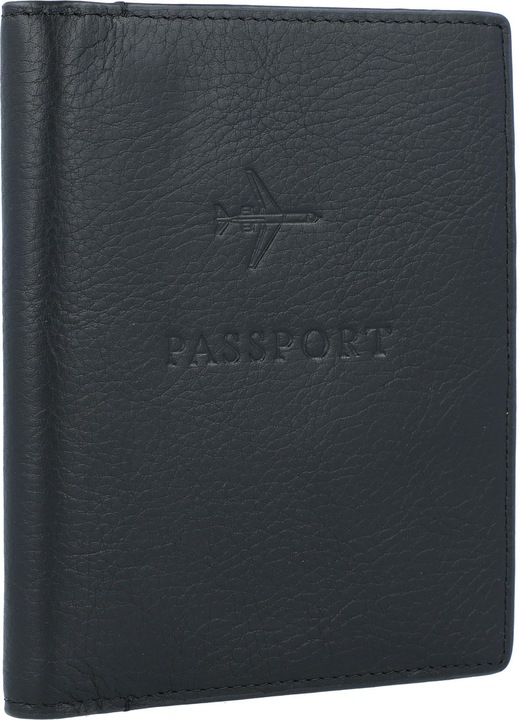 Actual product image Fossil Leather passport holder 11.5 cm