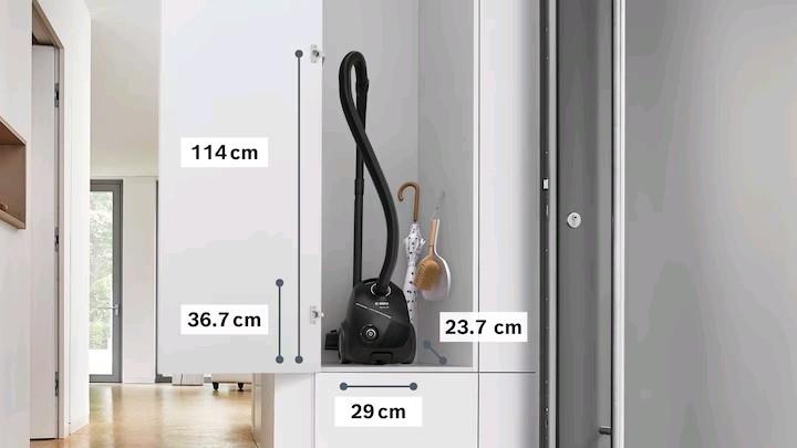 Image du produit Bosch Hausgeräte Aspirateur traîneau sac BGLS2BA1 noir