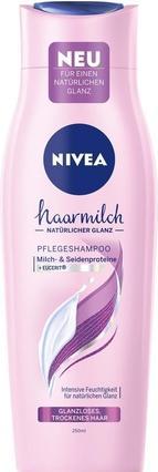 NIVEA haarmilch Shampoo nat.glanz, 250ml Flasche (250 ml, Flüssiges Shampoo)