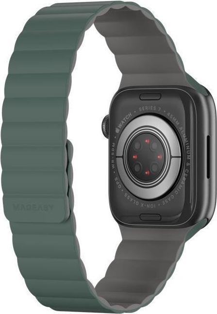 Image du produit MagEasy Silicione Bande magnétique pour Apple Watch 38/40/41mm (38 mm, Silicone)