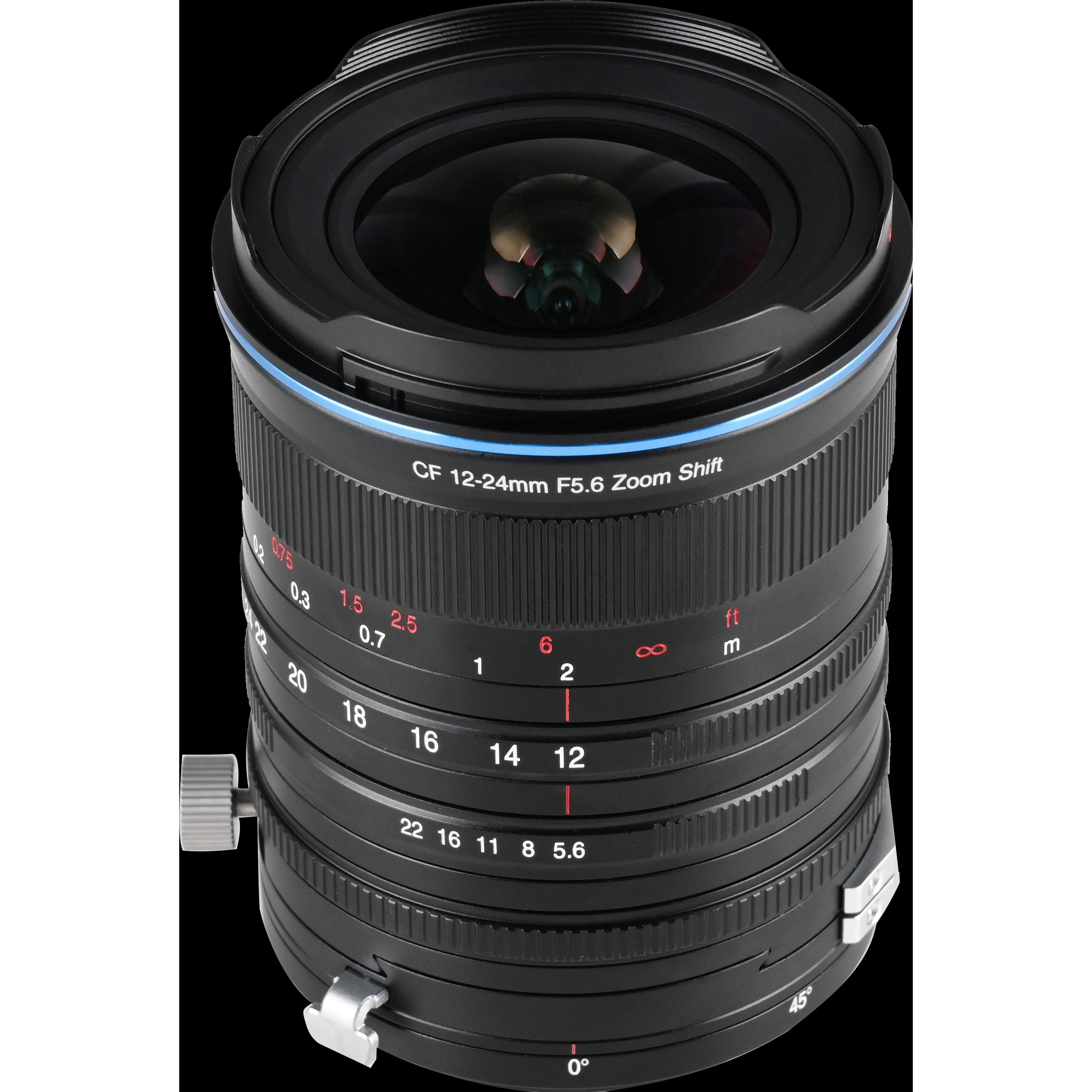 Laowa 12 24mm f/5.6 Zoom Shift CF Lens L Mount (L-Mount, APS-C / DX), Objektiv, Schwarz