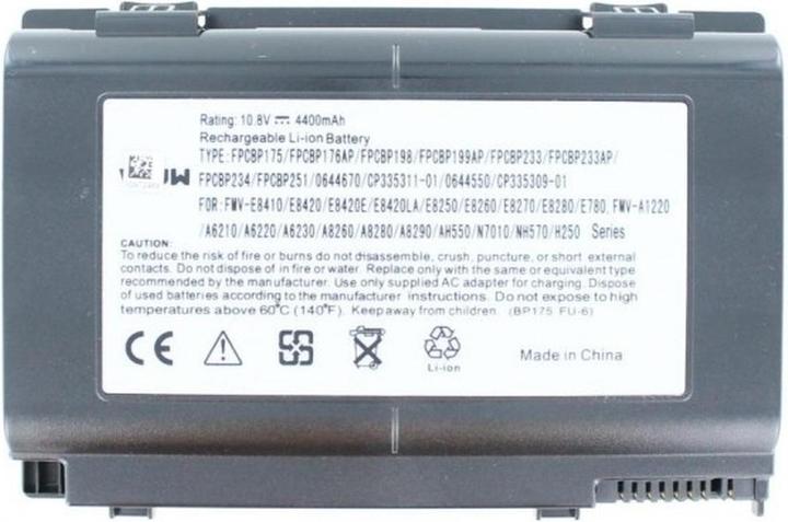 Produktbild AGI 107809 - Akku - Fujitsu Siemens - FPCBP175 (4400 mAh)