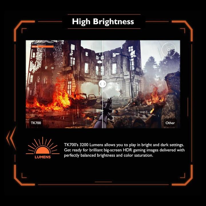 Actual product image BenQ TK700 (4K, 3200 lm, 1.13:1 - 1.46:1)