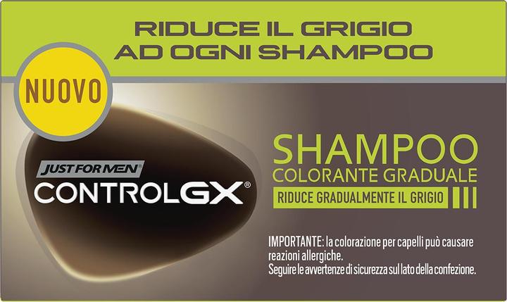 Immagine prodotto Just For Men Controllo GX Colore graduale (118 ml, Shampoo liquido)