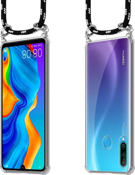 Produktbild Cadorabo TPU Handy Kette SILBER Cover