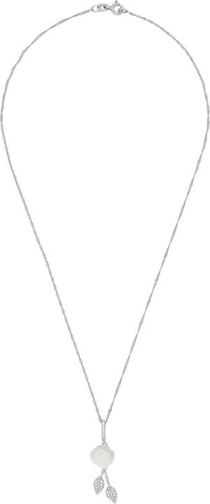 Produktbild Amor Halsschmuck für Damen, 925 Sterling Silber, Zirkonia synth. | Blume (Silber 925)