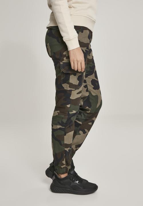 Actual product image Urban Classics Ladies High Waist Camo Cargo Pants (31)